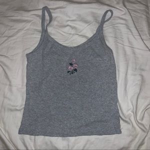 brandy melville flower tank